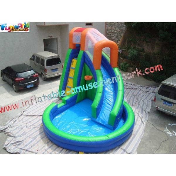 Kids Durable Indoor Outdoor Inflatable Water Slides Pool Games Can Use For Rent,