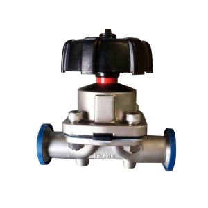 Buy cheap TP304 Three Way Manual Sanitary Diaphragm Valves For Beverage from wholesalers