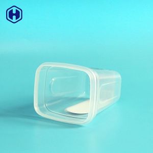 Buy cheap Hot Filling Square Plastic Food Containers Leakage Proof Microwavable from wholesalers