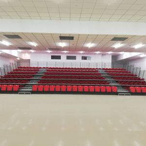 Buy cheap HDPE Material Retractable Bleacher Seating For Schools Gymnasium from wholesalers