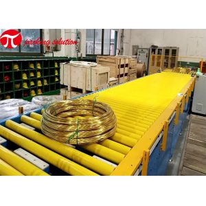 Buy cheap Horizontal Copper Wire Wrapping Machine With Slope Loading And Double Station from wholesalers