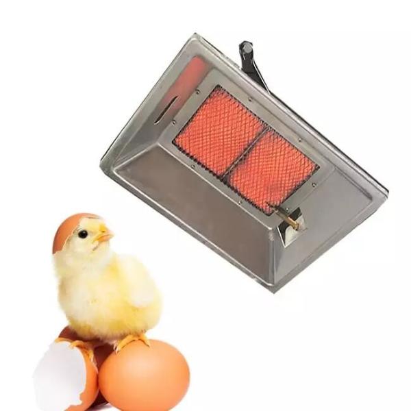 Quality Galvanized Plate Poultry Brooder Heater NG Biogas Propane Chicken Coop Heater for sale