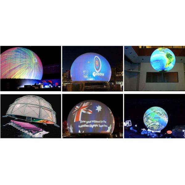 Dome Sphere Fisheye Panasonic Projector Lens 180 Degree Wide Angle