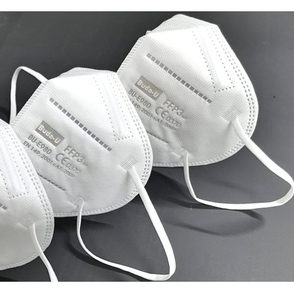 Buy cheap BU-E980 FFP3 Face Mask , FFP3 Respirator Mask Good Breathability , Soft Lining Materials , CE 0370 , FDA Device Listed from wholesalers
