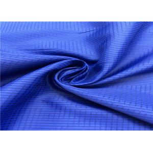 Buy cheap 100% Polyester Anti Static Lining Fabric Lattice Pattern With High Color Fastness from wholesalers