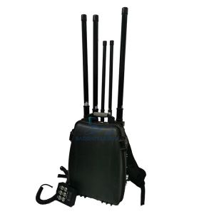 Buy cheap 100w GPS WiFi Backpack UAV 2.4km Drone Signal Jammer from wholesalers