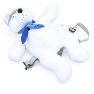 Buy cheap 35cm Washable Colour Safe Cartoon Husky Plush Backpack from wholesalers