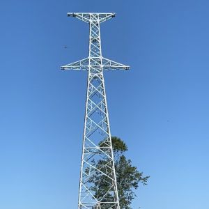 Buy cheap Hot Dip Galvanized Angle Steel Electricity Transmission Tower from wholesalers