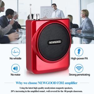 UHF Wireless Receiver Build in Professional Voice Amplifier Microphone Speakers