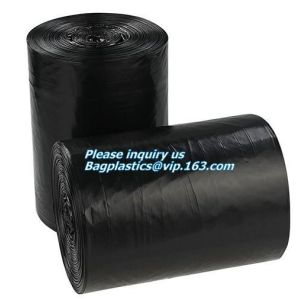 Biodegradable Compostable Garbage Bin Liners, Kitchen Bin Liner Compostable Flat