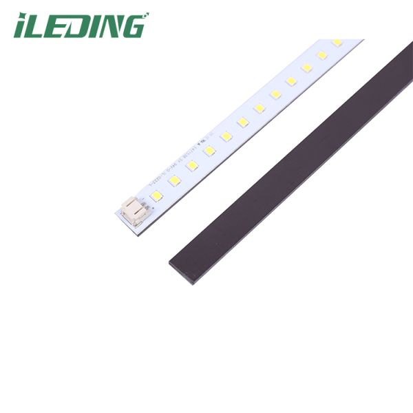 White Magnetic Linear Troffer Retrofit LED Linear retrofit Kit with Color Rendering Index Ra 80