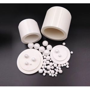 Smooth Surface Custom Designed Zirconia Grinding Jars For Specialized Milling
