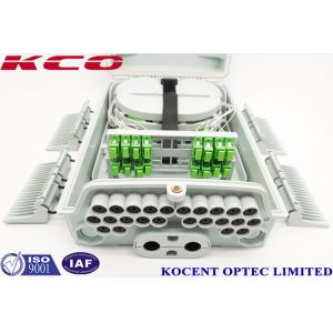 Buy cheap Custom Color Fiber Optic Distribution Box 24 Port 24 Core FTTH FTTA GPON from wholesalers
