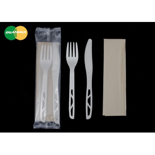 Quality OEM ODM Eco Friendly Disposable Cutlery Kit Biodegradable Compostable for sale
