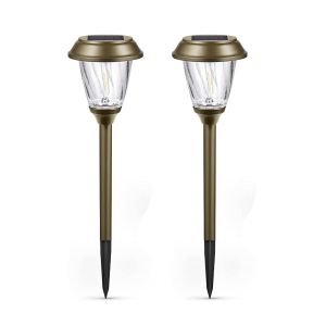 Buy cheap Auto On / Off Solar Powered Pathway Lights 10-25LM Warm White Dustproof from wholesalers
