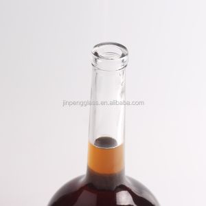 Buy cheap Customized Long Neck Thick Bottom Flint Glass Bottles for Vodka Gin Rum Champagne from wholesalers