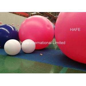 Inflatable Giant Floating Led Lighting Balloons , Pvc Light Up Balloons