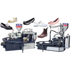 Buy cheap PLC Plastic Shoes Making Machine , Automatic Plastic Injection Moulding Machine from wholesalers