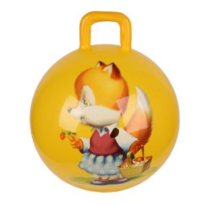 Buy cheap Inflatable PVC Bouncing Kids Toy Balls Nontoxic Antiwear With Handle from wholesalers