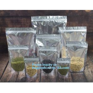 Buy cheap Zipper Lock Leakproof Reusable Storage Pouches For Zip Food Storage Lock Packaging With Tear Notches from wholesalers