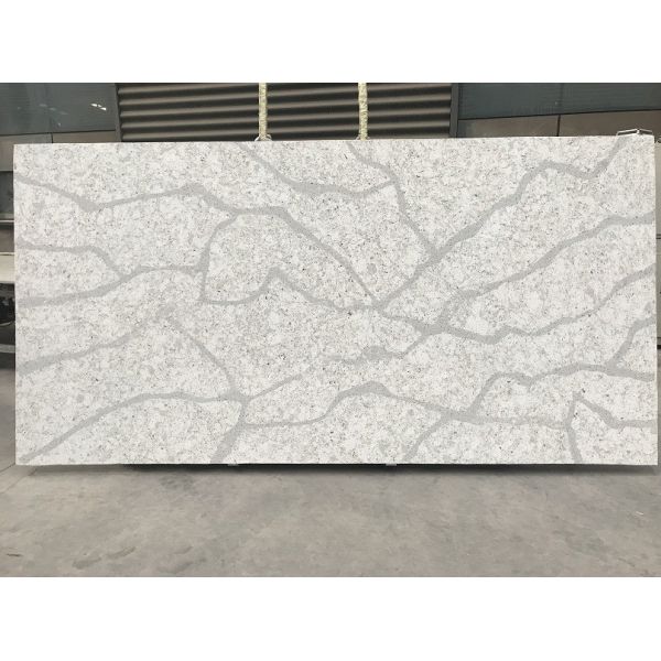 Stain Resistant Calacatta Marble Quartz / Calacatta White Granite Bacteria