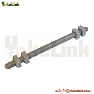 Buy cheap Double-Arming Bolts full thread furnished with four square nut from wholesalers