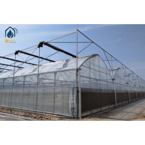 Buy cheap Agricultural Galvanized Steel Multi Span Greenhouse For Vegetable Cultivation from wholesalers