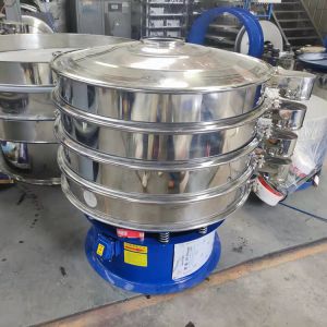 Small Circular Vibratory Screening Machine Mechanical Screen Powder Granules