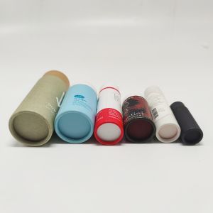 Buy cheap Eco Friendly Kraft Paper Cans Packaging Biodegradable Lip Balm Tubes from wholesalers