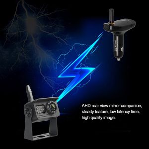 Night Vision 33ft Digital Wireless Backup Camera System AHD Receiver