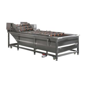 Automatic High Pressure Fruit Vegetable Air Bubble Washing and Drying Processing