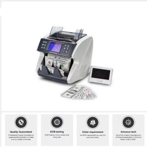 Buy cheap FMD-880 mixed denomination bill counter and sorte with TFT screen count and detect sort from wholesalers