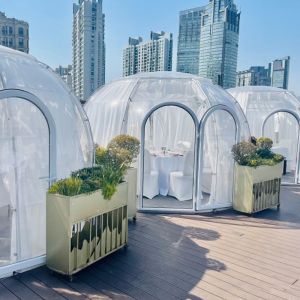 Buy cheap Waterproof Windproof Camping Polystyrene PC Bubble Tent Transparent Dome House from wholesalers