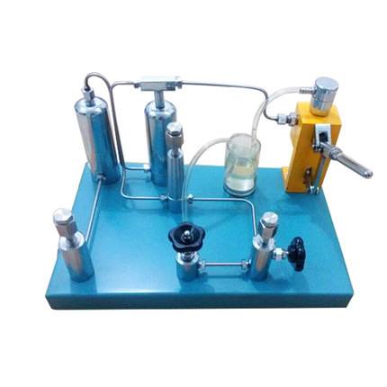 Hydraulic oxygen gas pressure gauge calibrator calibration standard pressure