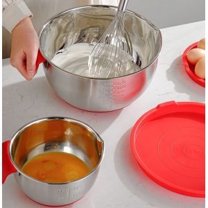 Buy cheap 304 Stainless Steel Mixing Bowl with ABS Lid 1200ml-4500ml from wholesalers