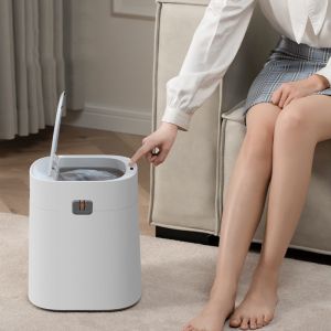 Buy cheap 13L Drawstring Automatic Packing Slit Narrow Smart Plastic Waste Bin from wholesalers
