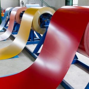 Buy cheap Tata Color Coated Prepainted Galvanized Steel Coil Roofing Sheet 600mm from wholesalers