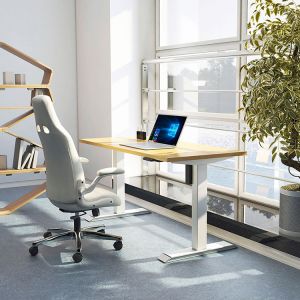 Buy cheap Suppliers Offer Black Wooden Motorized Table for Adjustable Height Sit Stand Up Desk from wholesalers