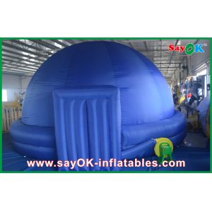 Buy cheap Dia 5m Blue Inflatable Planetarium Dome Tent Watching Movie Use from wholesalers