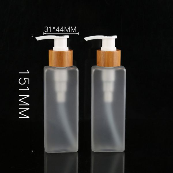 Quality Square Shape Frosted PET Plastic Bottles For Sanitizer for sale