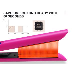 Buy cheap 1 Inch 450 Degrees Ceramic Plate Flat Iron Professional Salon Tools Infrared from wholesalers