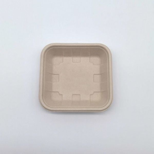Quality Compostable Biodegradable Bagasse Tableware Disposable Rectangular Shape for sale