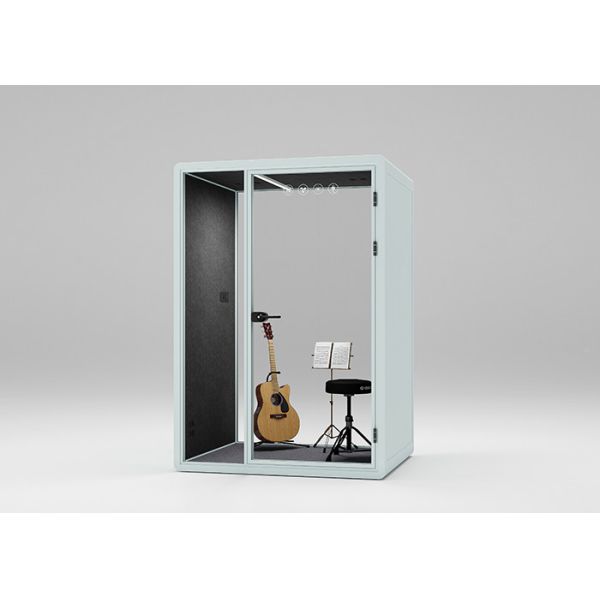 Piano Rooms For Student Learning Silent Soundproof Cabin For Teaching Tempered Glass Customized Color