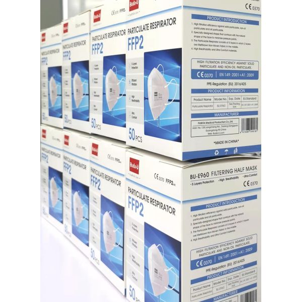 Buda-U Folding Type FFP2 Particulate Respirator CE 0370