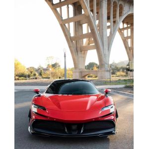 Buy cheap For Ferrari SF90 Carbon Fiber Body Kit SF90 Upgrade RYFT Style Jump Down Front Lip Diffuser Spoiler Body Kit from wholesalers