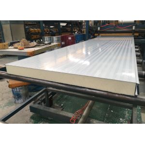 Buy cheap 950mm Wide Zinc Coated Composite Partition PU Sandwich Panel product