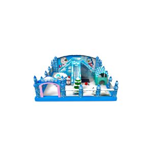 Buy cheap Snow Theme Children Fun Park Inflatable With Two Slide Bouncy from wholesalers