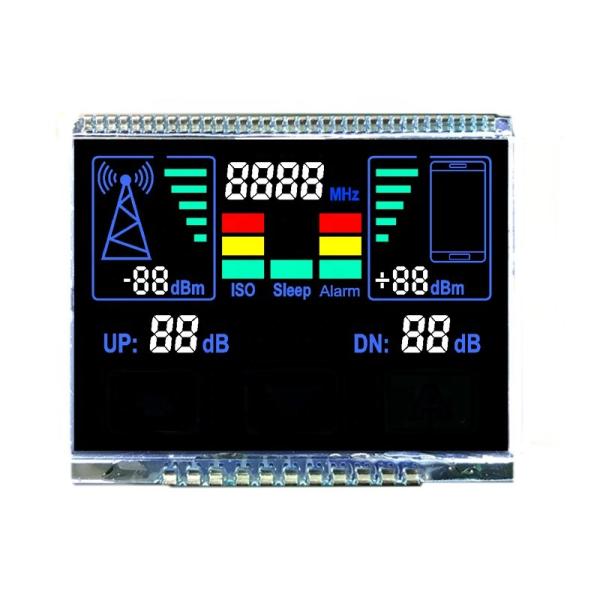 Quality Custom VA LCD Segment Display 2.1 Inch 7 Segment With Pin Connect for sale