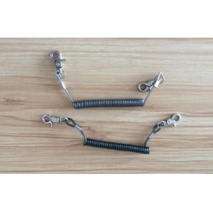 Custom packing personal heavy retractable tool tether flexible safety coiled