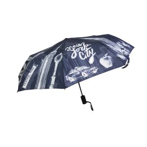 Buy cheap Digital Printing 21inch Pongee 190T 3 Folding Umbrella OEM from wholesalers